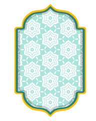 islamic frame ornament