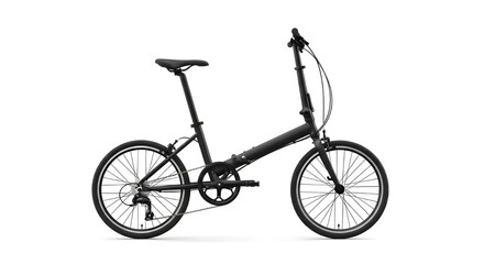 Fototapeta premium bicycle isolated on white background, Luxury Private Jet in a Modern Hangar