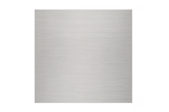 Brushed metal texture plate with transparent background