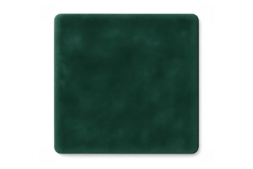 Dark green velvet fabric square textured surface