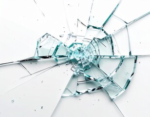 Cracked Pane Impact Texture