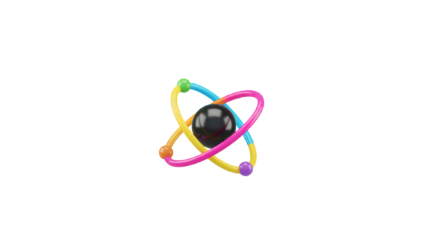 3d icon Atom png