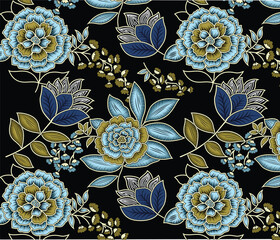 Flower for textile digital printing