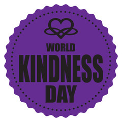 World Kindness Day colorful circle .Bright vector illustration celebrating World Kindness Day on November 13, featuring diverse people and vibrant backgrounds promoting unity and EPS10/AI.