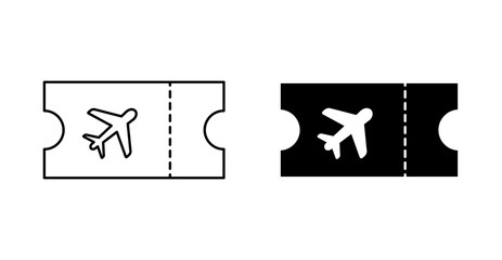 plane ticket icon