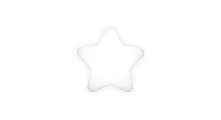 An ethereal white star shines softly against a pristine backdrop emanating celestial glow