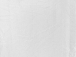 Soft white wrinkled fabric for graphic design or wallpaper.