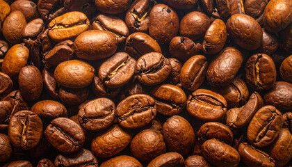 Texture of coffee beans