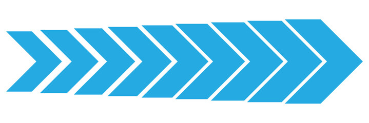 Dynamic moving arrow symbol. Arrow dynamic symbol. fast arrows symbols. Sideways arrow icon.