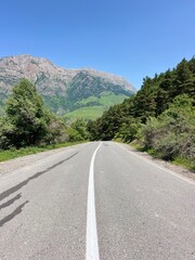 road in mountains