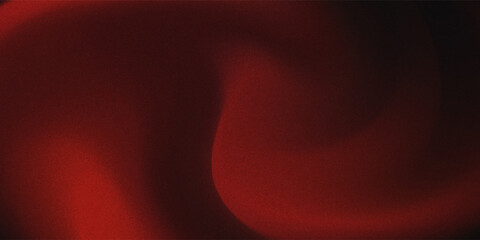Red and black abstract smooth gradation background with grainy noise