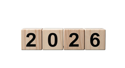 2026 New Year Calender Concept Minimalist Design PNG