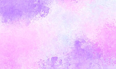 Pastel Purple and Pink Stipple Texture Background. Abstract Dreamy Watercolor Wash