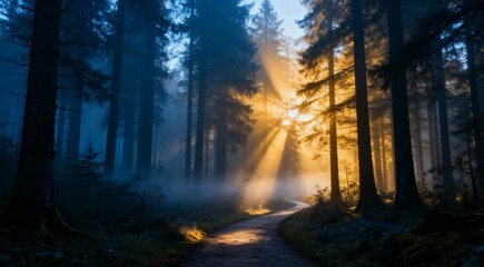 태양이 비추는 자연