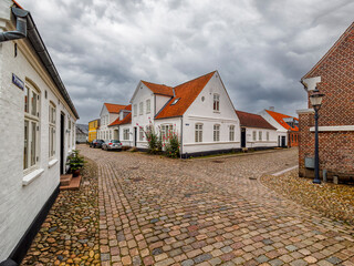 Charming Cobblestone Streets Esbjerg Denmark