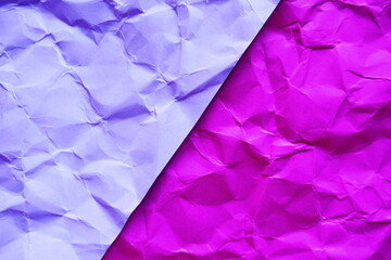 wrinkled paper texture background, purple and violet paper overlay background