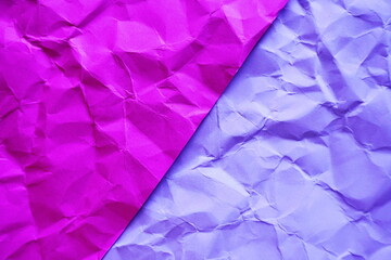 wrinkled paper texture background, purple and violet paper overlay background