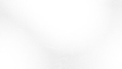 Abstract white and gray color, modern design stripes background with curve lines, wavy pattern. Vector illustration.
