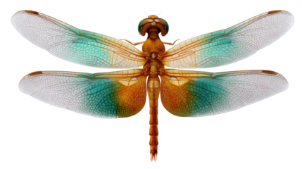 Dragonfly in Close Up: A breathtaking close-up of a vibrant dragonfly, its delicate wings showcasing intricate details and captivating color gradients.