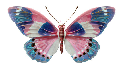 Vibrant Butterfly: A mesmerizing butterfly with intricate wing patterns, showcasing a stunning display of colors and detail, representing beauty and grace. 
