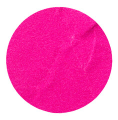 PNG Blank pink glued sticky round label sticker cut out design element