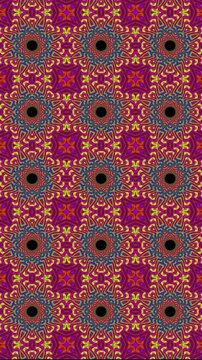 Trippy tiny  Star Kaleidoscope VJ Visual Loop &ndash; Fast Motion Psychedelic Abstract Background