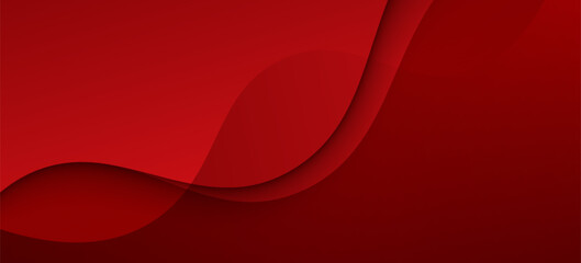 Red wave abstract background. Vector illustration Abstract red fluid wave background. Modern gradient dynamic wallpaper.