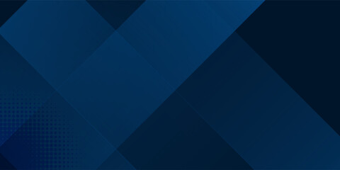 Obraz premium Abstract background gradient dark navy blue banner simple abstract