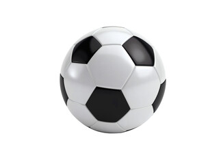 Fototapeta premium Classic Soccer Ball Isolated on Transparent Background 