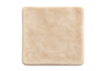 Beige square cookie dough texture with rounded corners
