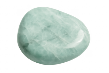 Green aventurine gemstone smooth polished crystal