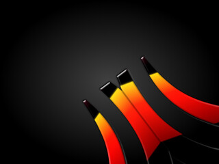 colourful glass style simple and abstract modern line art	