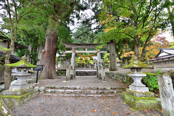 Shirakawa Hachiman Shrine and Cedar Trees is a small shrine in the deepest part of the Shirakawa-go
