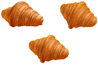 Croissant. Transparent.