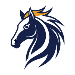 Elegant Horse Mascot Logo for Branding