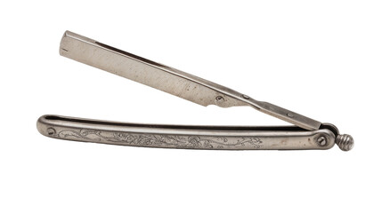 Obraz premium History of the Ockham razor isolated on white background