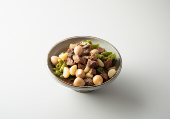 jangjorim, beef boiled down in soy sauce