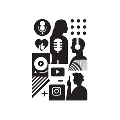 modern abstract visual