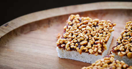 Korean traditional food rice cake