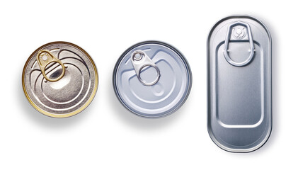 closed metal tin can