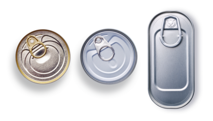 closed metal tin can