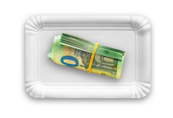 ein Bündel 100 Euroscheine