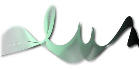 green leaf on white background