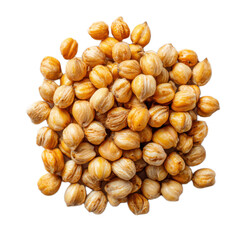 Obraz premium A pile of nuts, mostly almonds, with some cashews and walnuts mixed in