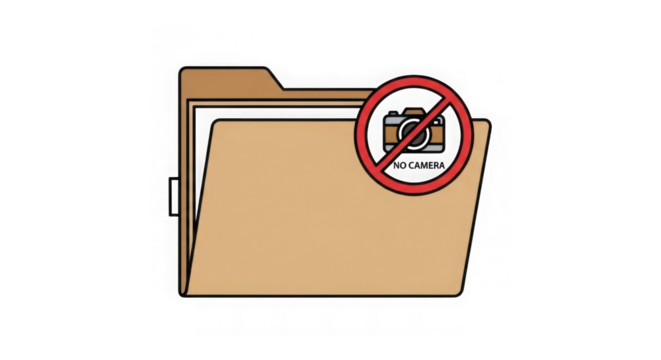 Restricted Photography Folder Icon