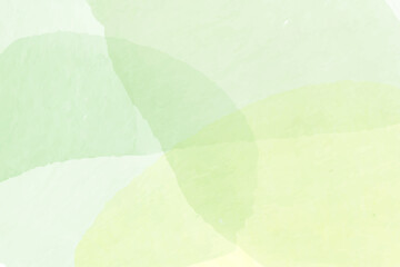 淡い緑色の水彩風背景テクスチャ