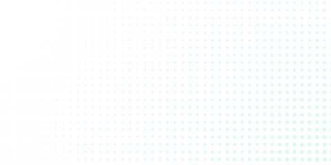 Modern Transparent Vector Gradient Blue Color Halftone Background Staggered Dots Pattern Abstract Art Simple Design