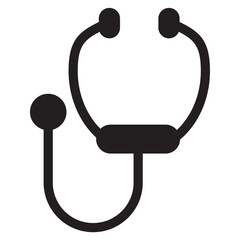 Stethoscope Medical Tool. doctor's diagnostic heart examination.  medical equipment stethoscope. signify diagnostic healthcare
