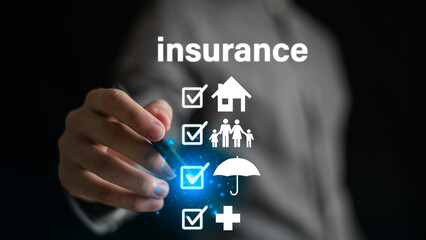 Digital innovation in insurance enhances customer choice, improves protection planning, Asset Protection, protection using a digital touchscreen interface ,home, family, health.