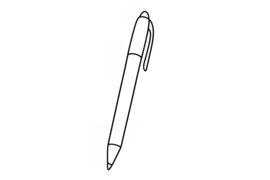 Pen writing tool drawing doodle icon transparent background